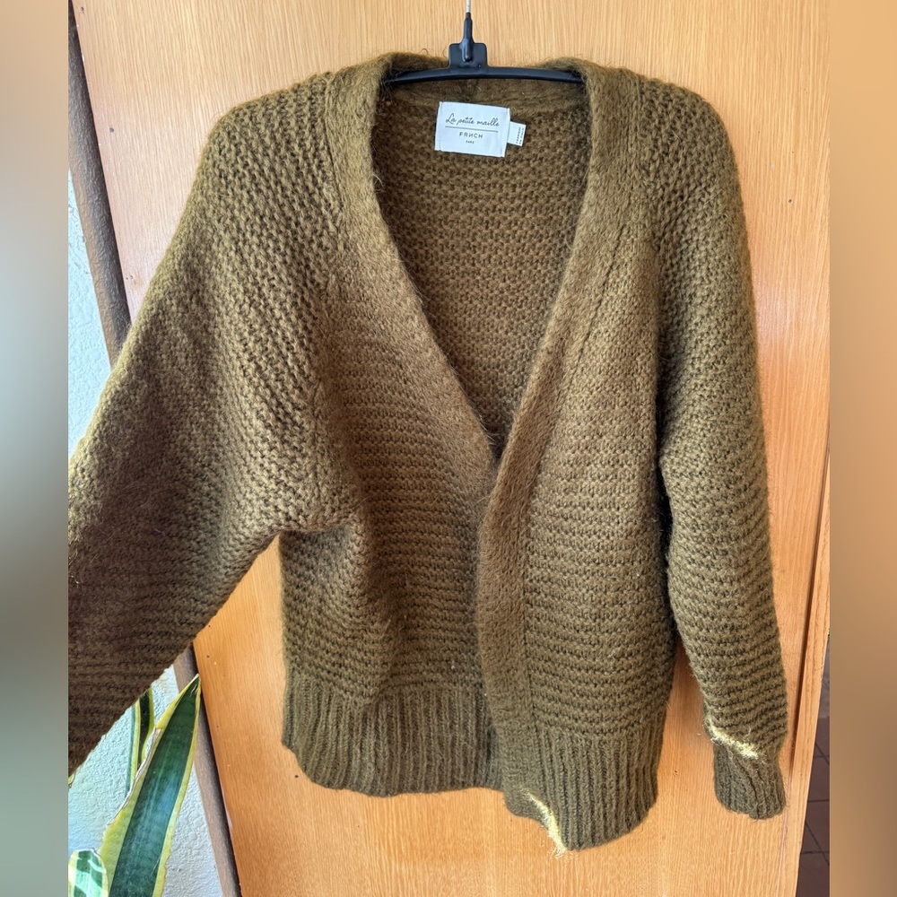 FRNCH Green Cardigan